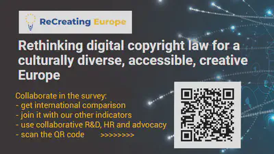If you are a creator yourself, please, [fill out](https://uva.fra1.qualtrics.com/jfe/form/SV_23KHcb7E2xqQFNQ) the survey of 2022 in any EU language. If you represent an artist organization, please, make sure that the survey finds its way to your newsletter and [get in touch](https://reprex.nl/#/contact) with us to get the results---and any further data you need for your work.